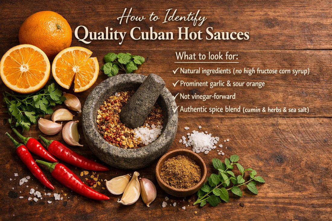 How to identify quality Cuban hot sauce — key ingredients and signs
