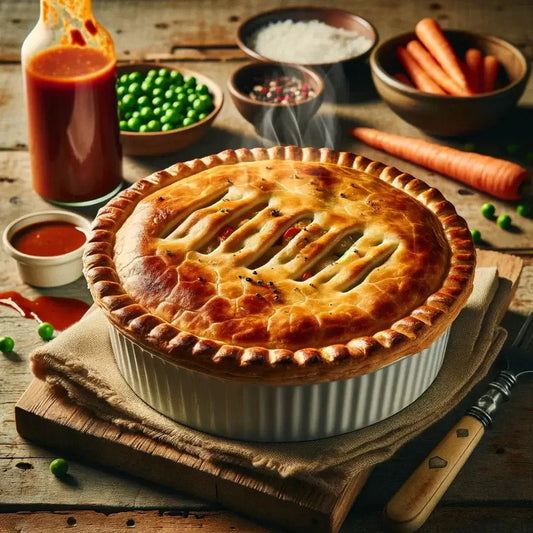 Spicy Cuban Chicken Pot Pie Recipe Featuring Barbaro Mojo Hot Sauce - barbaromojo.live
