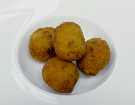 Cuban ham croquetas (croquetas de jamón)