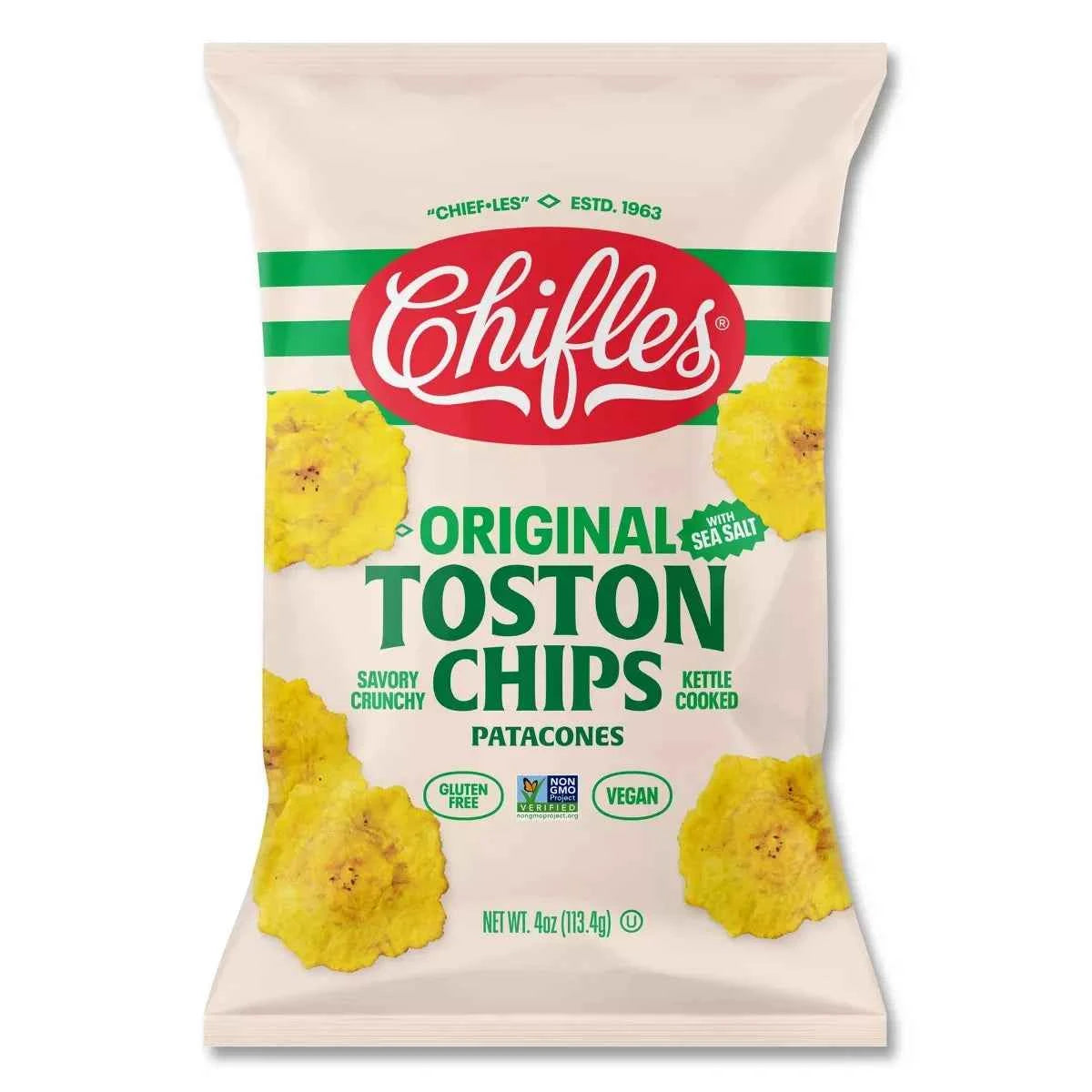 Chifles Original Tostones - Crunchy Plantain Snacks - barbaromojo.live