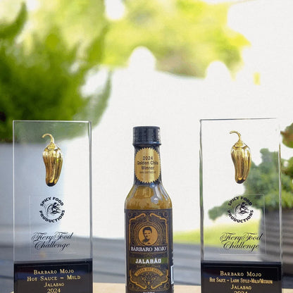 Barbaro Mojo Cuban Hot Sauce 4-Pack Gift Set with El Havanero, Jalabao, Pinazo, and Best Day Ever